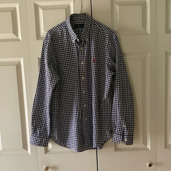 Ralph Lauren Blue Label Other - Ralph Lauren mens LG blue and white check button down shirt casual preppy